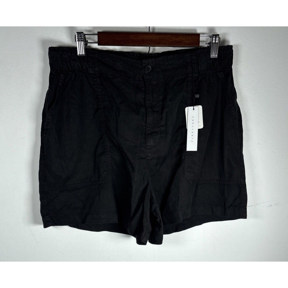 Sanctuary Black Pull-On Shorts Women’s XL Elastic Waist Casual Lightweight